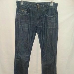 Vigoss Jeans Size 12 Boot Cut Dark Wash